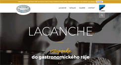 Desktop Screenshot of lacanche.cz